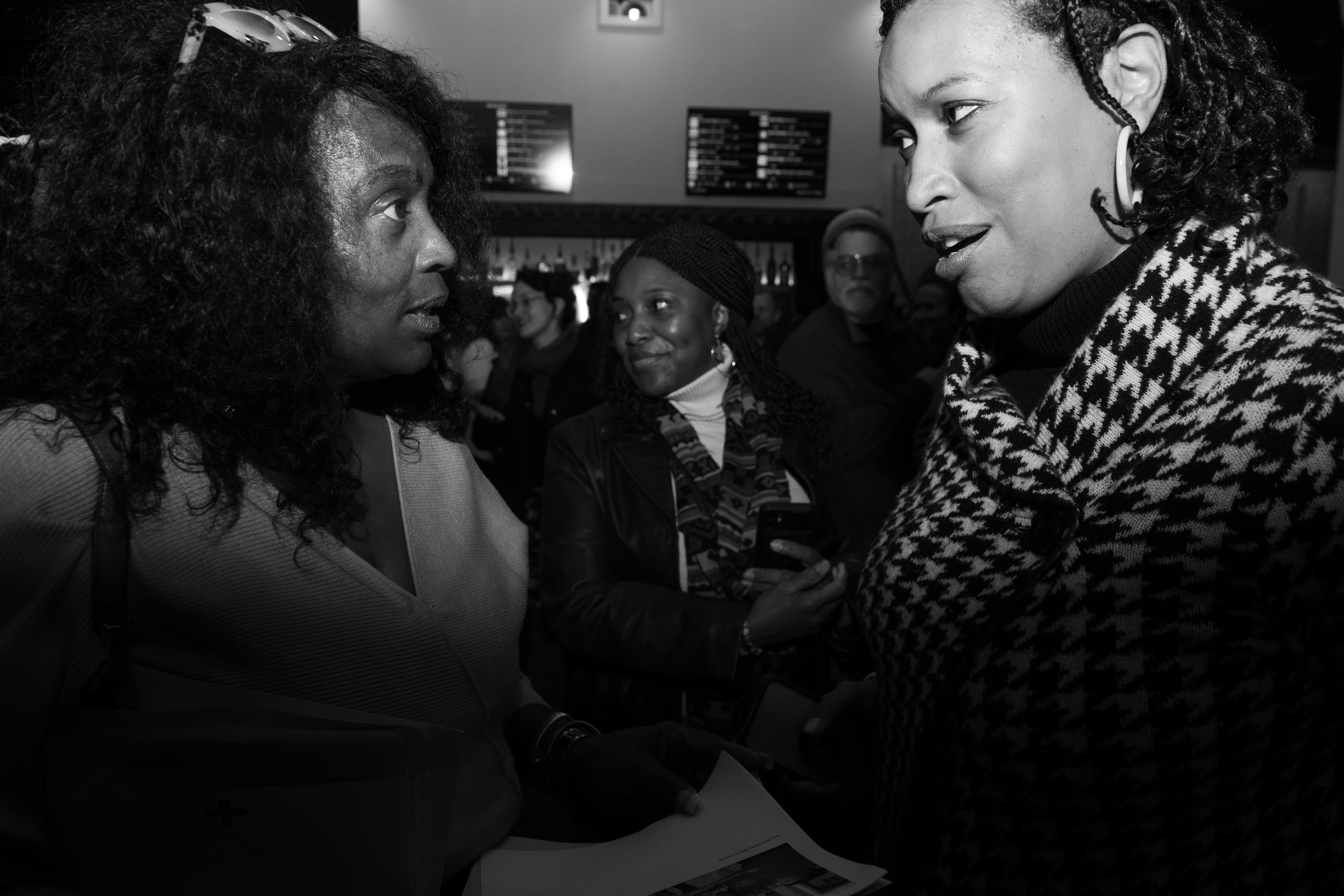 Mayor Bowser Talking to Residents